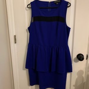 Forever 21 blue cocktail dress
